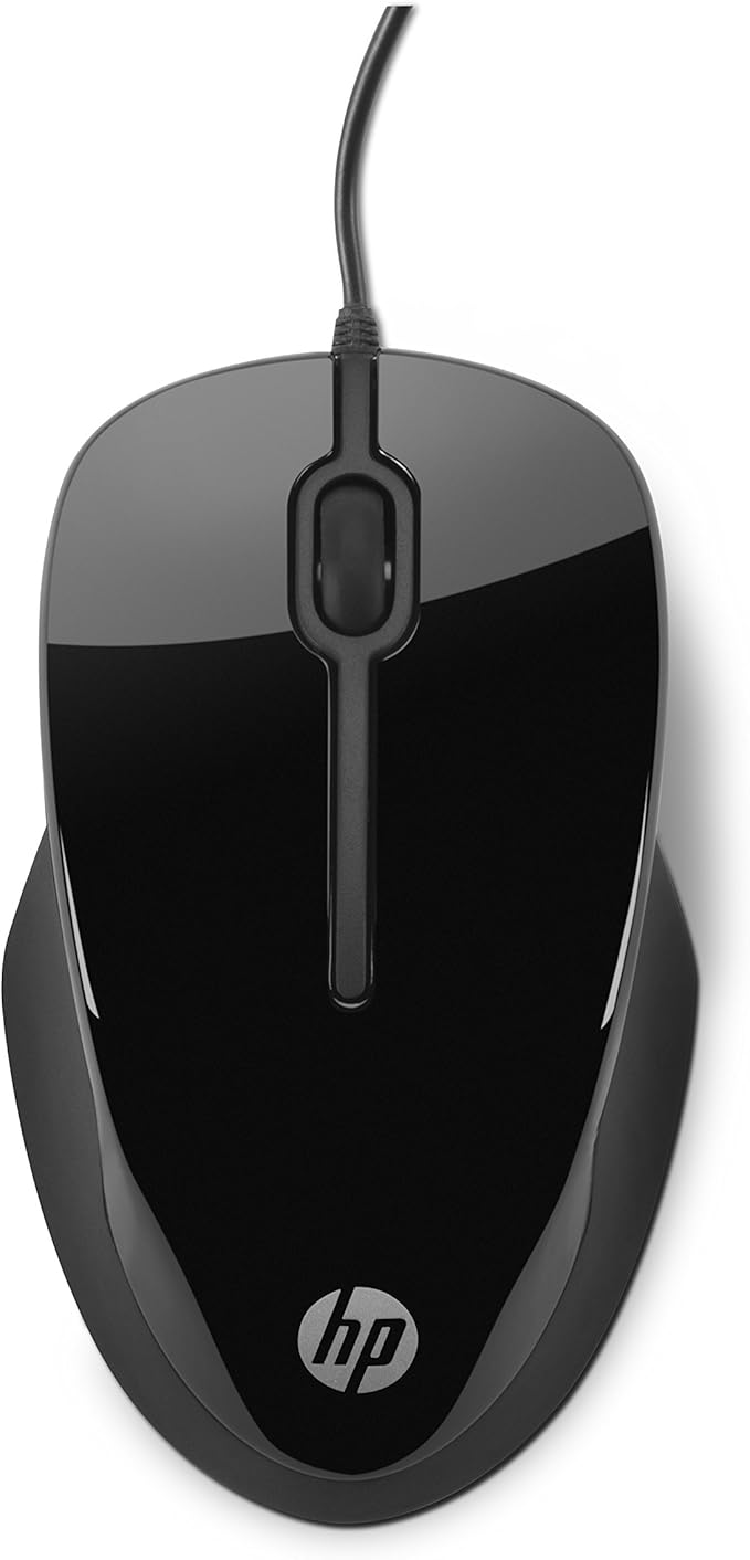 hp x1500 黑色有线 usb 鼠标